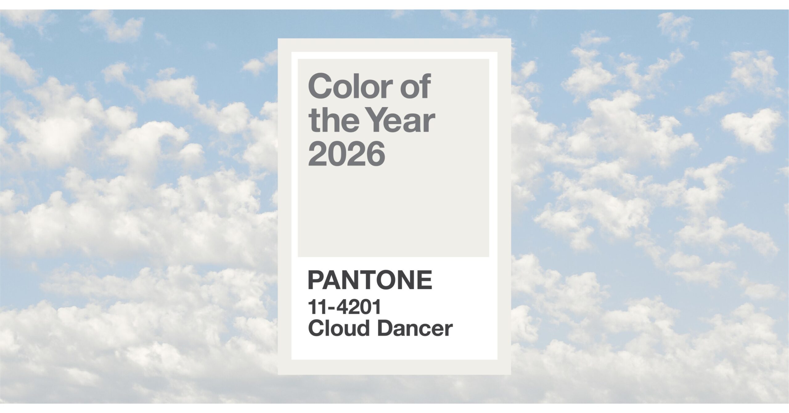 Cloud Dancer: el blanco que define 2026